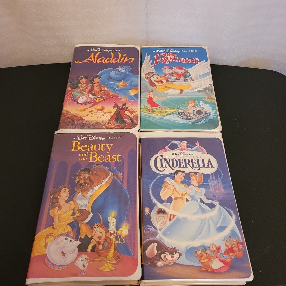 Vintage Disney VHS Tapes Bundle